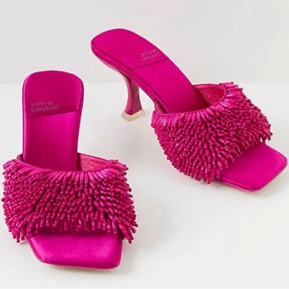 Jeffrey Campbell Shoes - Jeffrey Campbell Kinsley Beaded Heels -
Size 6.5
In excellent like-new condition